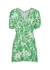 La Castella green floral-print mini dress - Faithfull The Brand