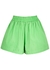 Elva green cotton-poplin shorts - Faithfull The Brand