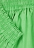 Elva green cotton-poplin shorts - Faithfull The Brand