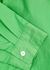 Arizona green cotton-poplin shirt - Faithfull The Brand