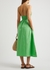 Bryssa green cotton-poplin midi dress - Faithfull The Brand