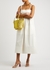X Paula's Ibiza white cotton midi dress - Loewe