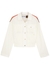 X Paula's Ibiza white printed denim jacket - Loewe