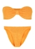 Jean orange seersucker bikini - Hunza G