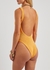 Orange seersucker swimsuit - Hunza G