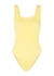 Yellow seersucker swimsuit - Hunza G