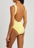 Yellow seersucker swimsuit - Hunza G