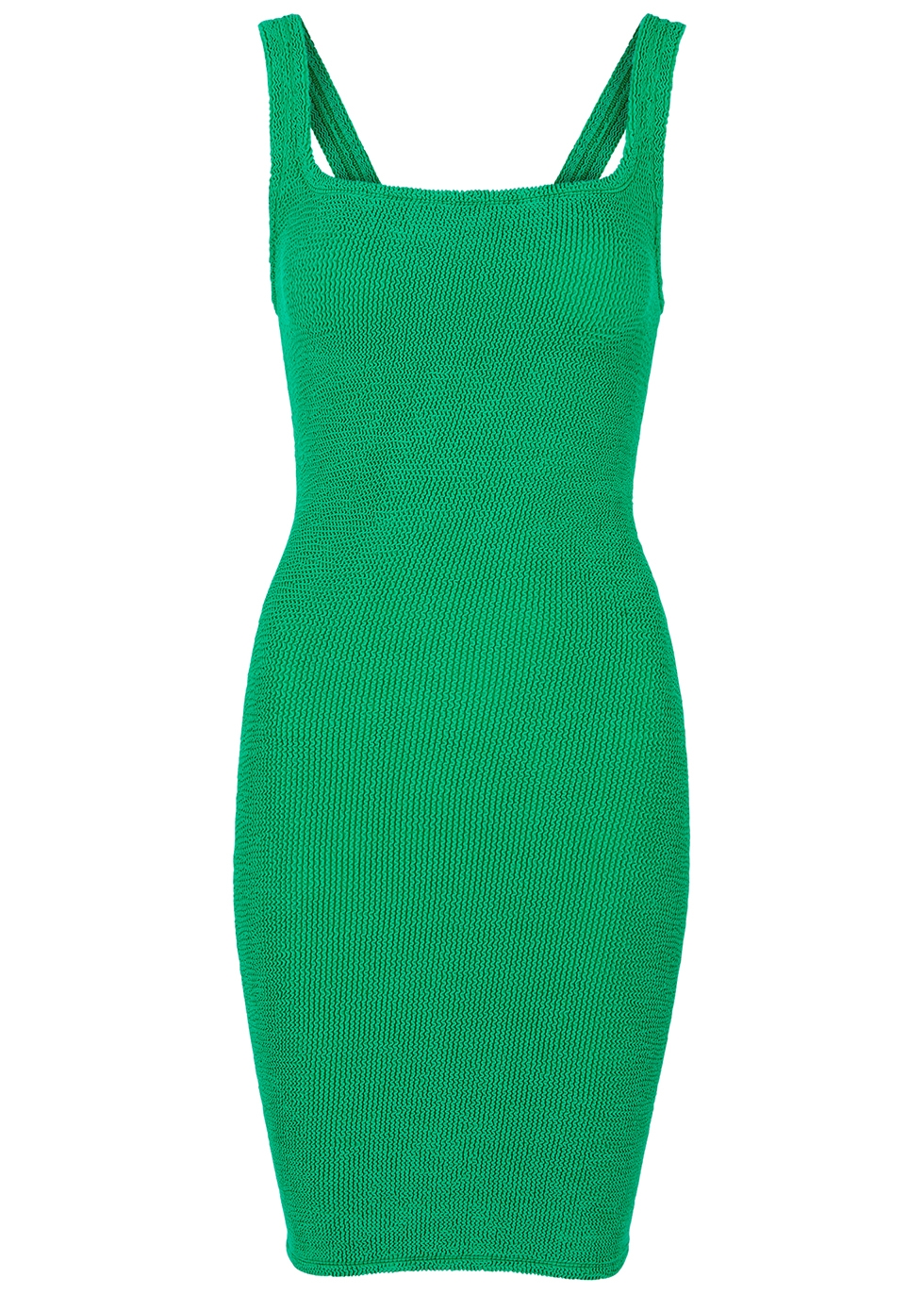 Hunza G Green Seersucker Dress | ModeSens