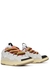 Curb white panelled mesh sneakers - Lanvin