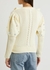 Rou cream knitted cotton cardigan - Olivia Rubin