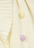 Rou cream knitted cotton cardigan - Olivia Rubin