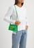 Fran green leather top handle bag - BY FAR