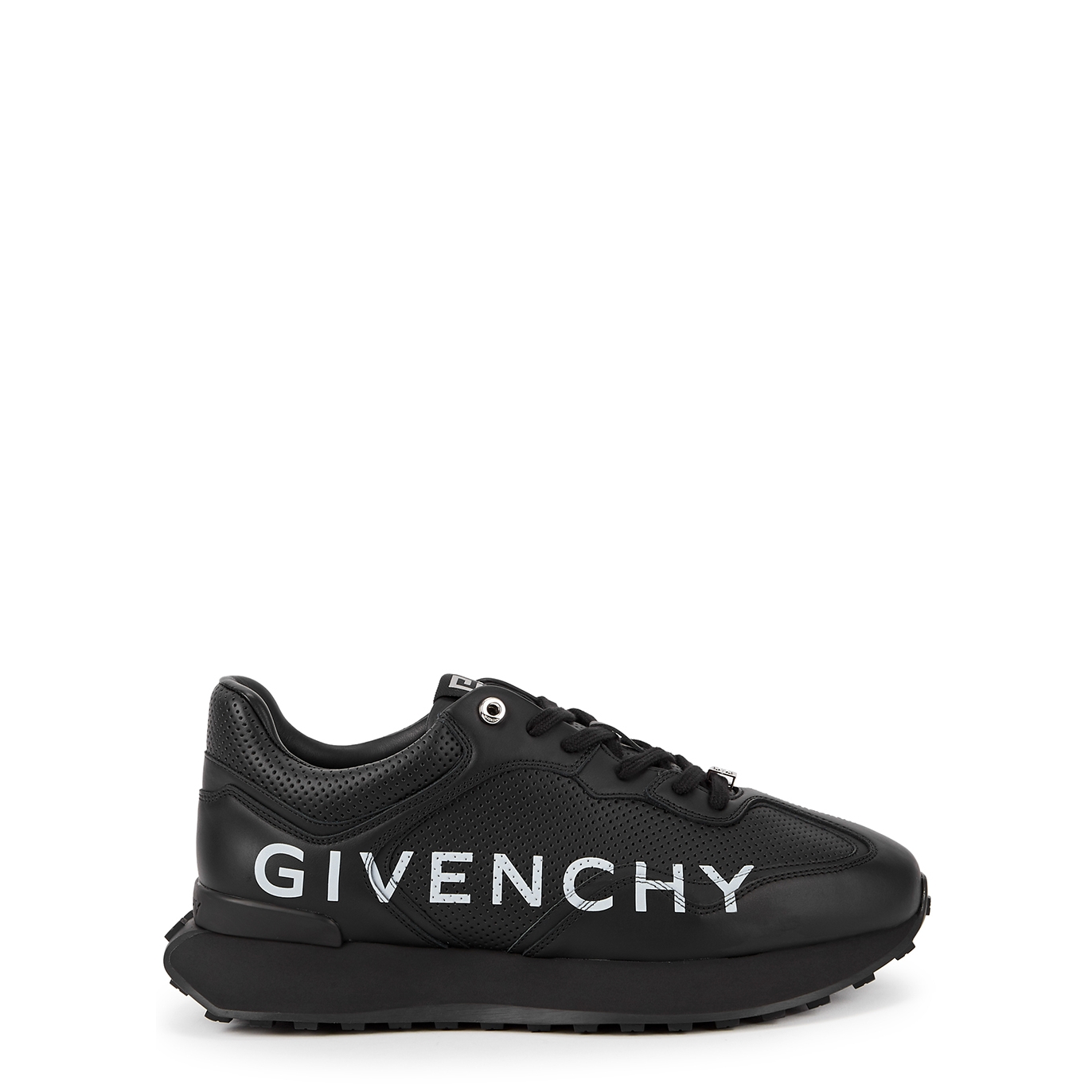 Givenchy Runner Black Leather Sneakers - 8