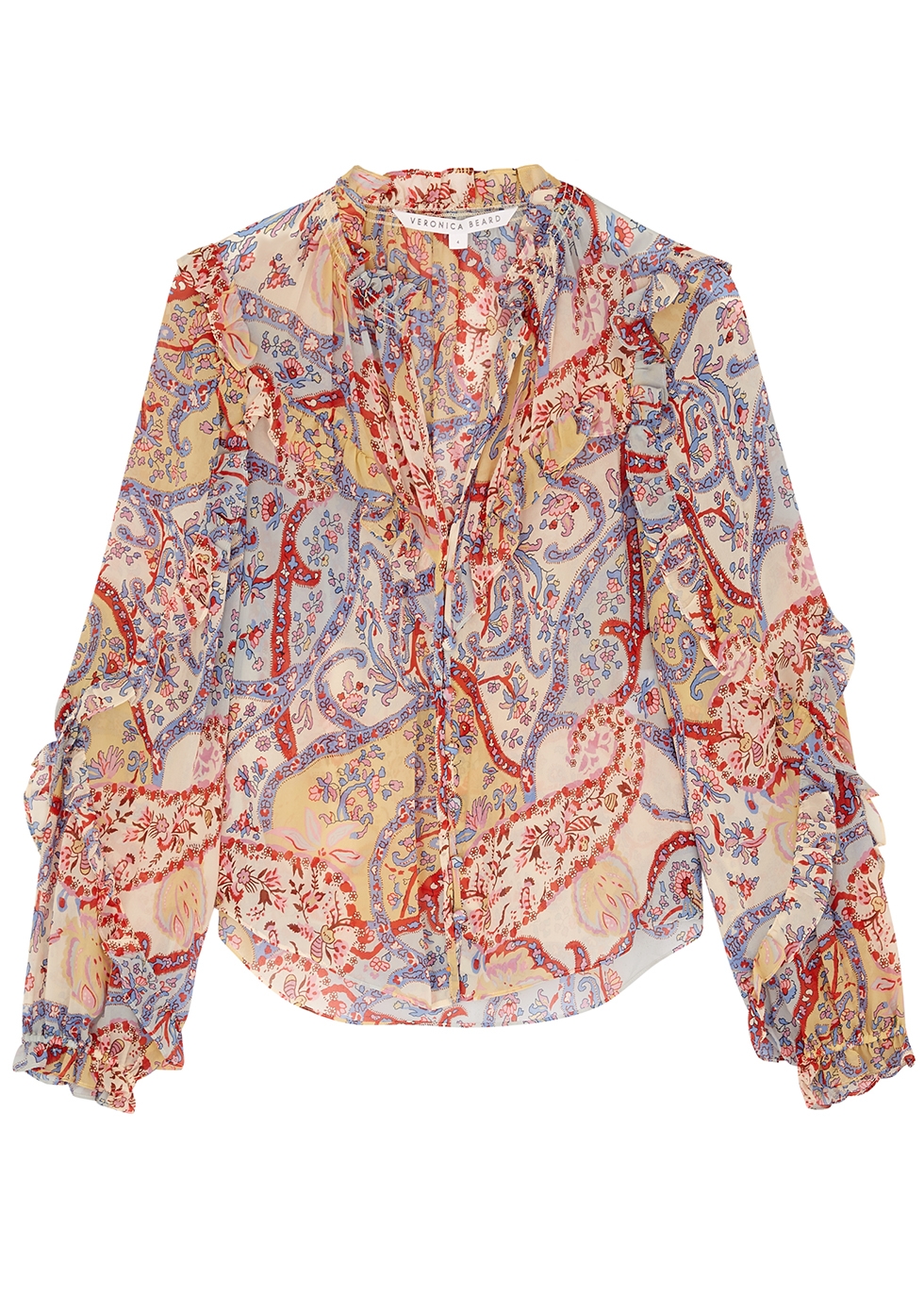 Andri paisley-print silk-chiffon blouse