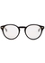 Black round-frame optical glasses - Gucci