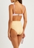 Gingham high-rise bikini briefs - Ephemera