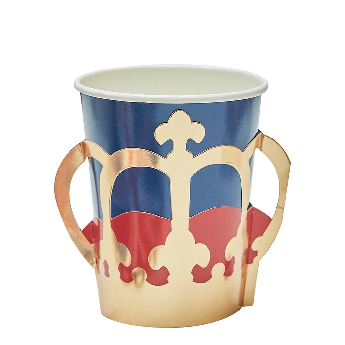 Ginger Ray Pop Out Crown Paper Cups X 8