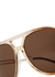 Brown aviator-style sunglasses - Gucci