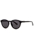 Black round-frame sunglasses - Gucci