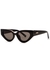 Aphrodite black cat-eye sunglasses - Le Specs