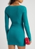 Otero turquoise ribbed-knit mini dress - GAUGE81