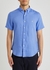 Blue slim logo linen shirt - Polo Ralph Lauren