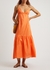 Wilonna orange cotton midi dress - Faithfull The Brand