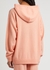 Obi salmon hooded cashmere sweatshirt - CRUSH CASHMERE