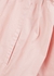 Chiara light pink cotton-poplin shorts - LMND Lemonade