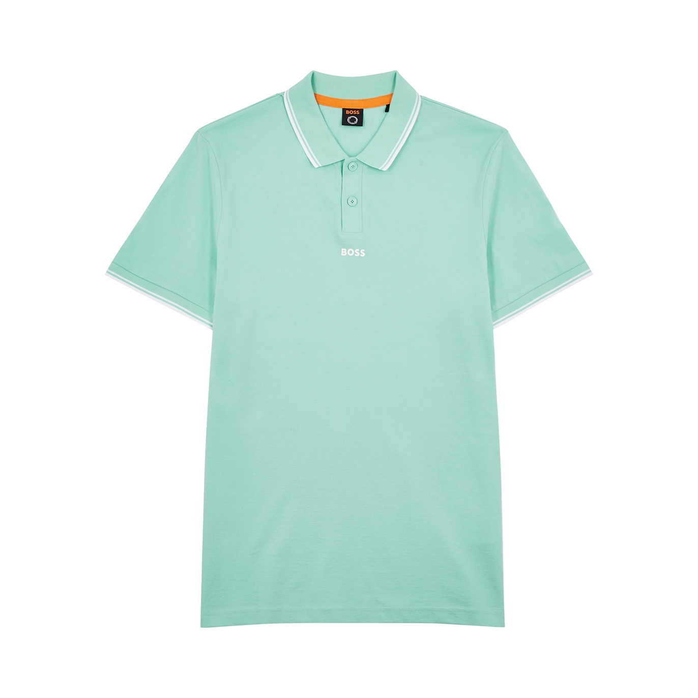 Boss PChup Mint Piqué Cotton Polo Shirt - Green - L