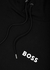 Sullivan black hooded cotton sweatshirt - BOSS