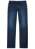 Delaware dark blue slim-leg jeans - BOSS