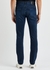 Delaware dark blue slim-leg jeans - BOSS