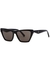 SLM103 black cat-eye sunglasses - Saint Laurent