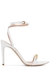 110 white logo leather sandals - MOSCHINO