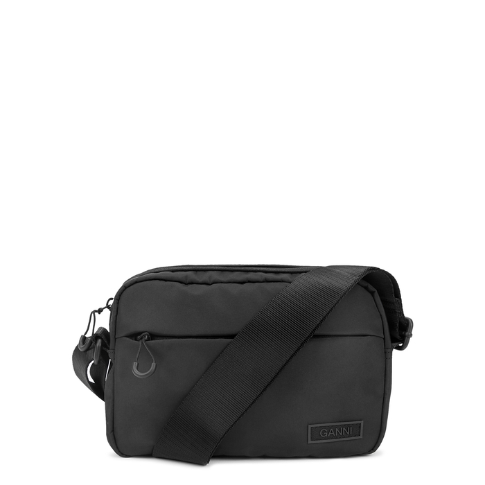 Ganni Small Black Nylon Cross-body Bag