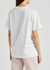 White printed cotton T-shirt - Ganni