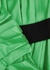 Zahara green ruffled cotton-poplin dress - Roksanda
