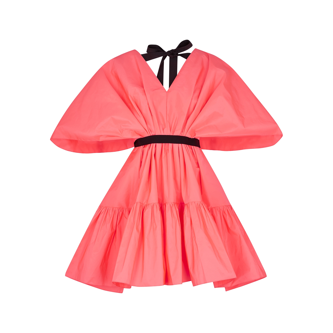 Roksanda Yasmine Neon Pink Taffeta Dress - 10
