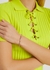Alaia 18kt gold-plated beaded bracelet - ANNI LU