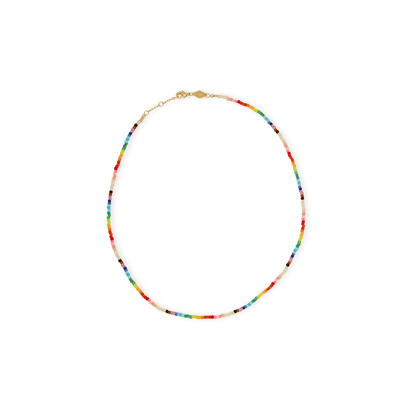 Anni LU Nuanua 18kt Gold-plated Beaded Necklace - Multicoloured - One Size