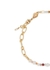 Flamingo 18kt gold-plated beaded bracelet - ANNI LU