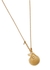 Ray Shell 18kt gold-plated necklace - ANNI LU