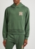 Green logo hooded cotton sweatshirt - Amiri