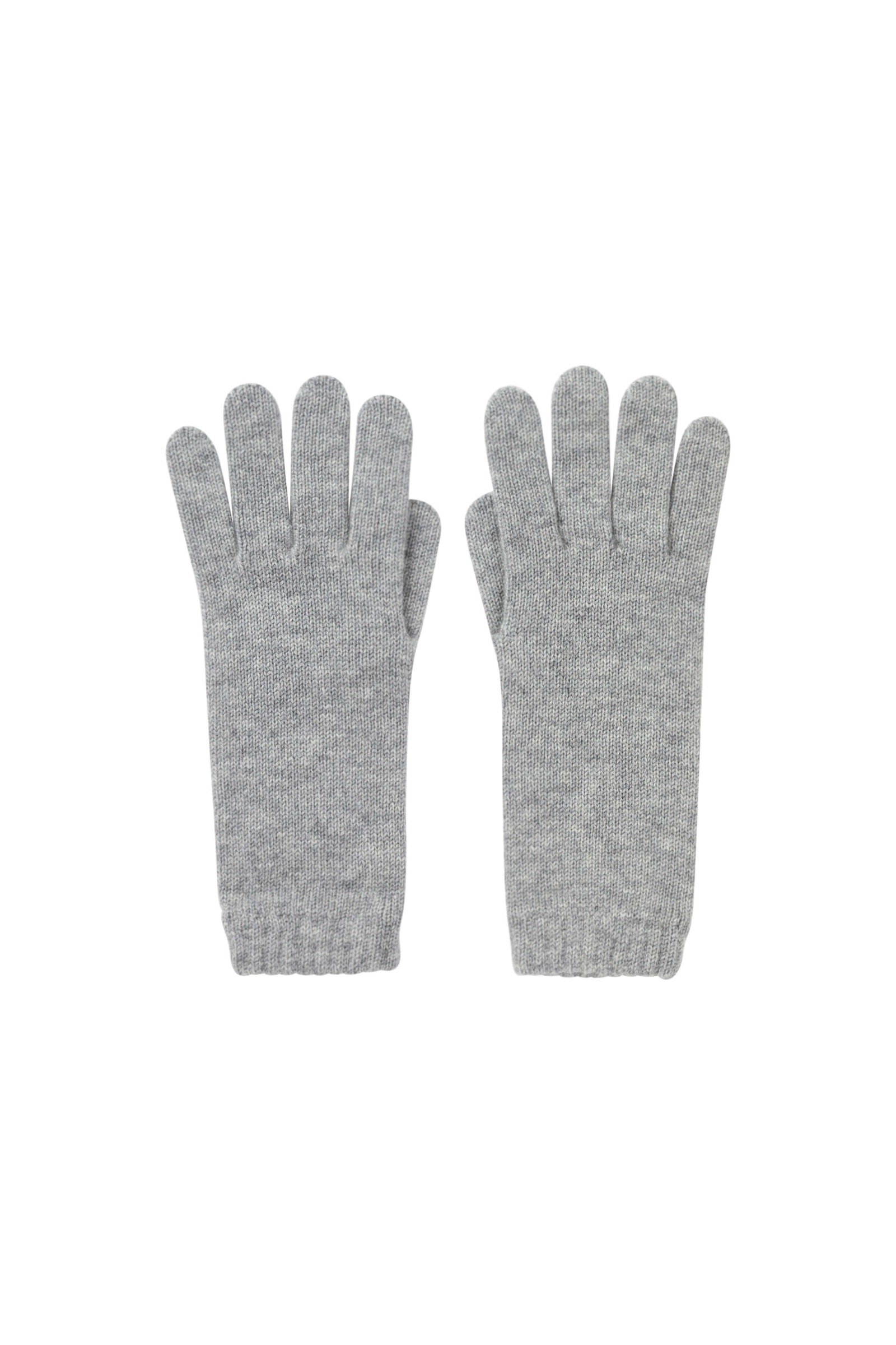 Johnstons of Elgin Womens Cashmere Gloves in Silver Womens Accessories Gloves Metallic 