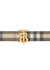 Reversible vintage check and leather belt - Burberry