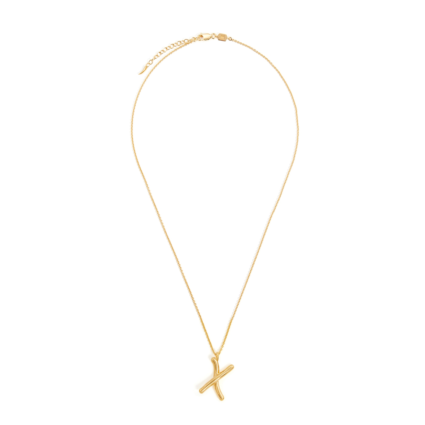 Shop Missoma X Initial 18kt Gold-plated Necklace