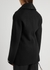 Sarong black double-breasted wool coat - Sportmax