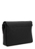 Black monogrammed coated canvas cross-body bag - BOSS
