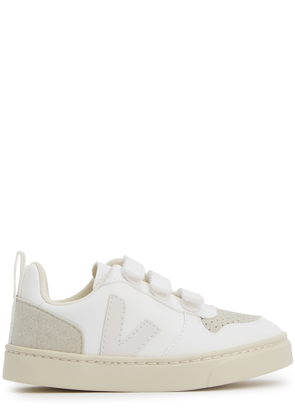 KIDS V-10 white leather sneakers (IT22-IT27)